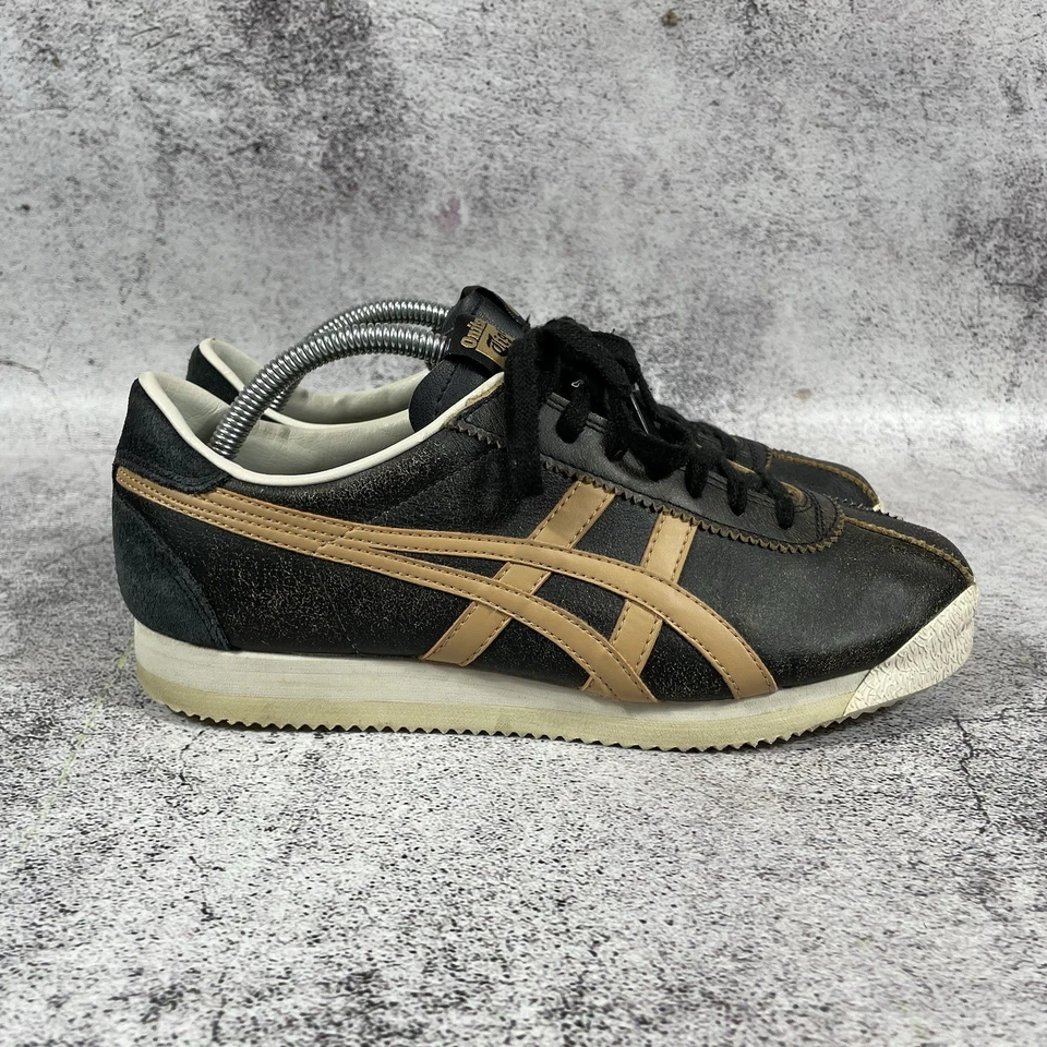 Onitsuka Tiger Corsair Black/Golden Sneakers Shoes Size US 8,5 EUR 42 - Image 4 of 4
