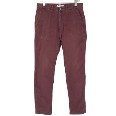 NN07 Mens Slim Stretch Chino Trousers Red W31 L32