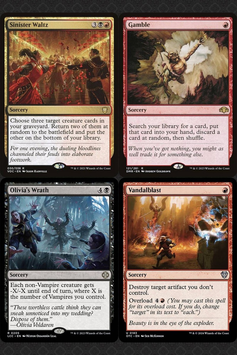 Olivia, Crimson Bride VAMPIRES Custom Commander Deck Magic MTG
