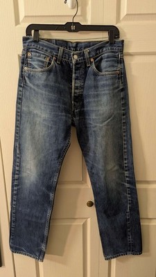 Levi's 501 30x30 Actual Size Made in Turkey