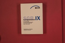 334096 SGB IX SOZIALGESETZBUCH Integrationsämter mit Verordnungen zum
