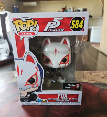 Funko Pop! Vinyl Pop! Games Persona 5 Fox #584 GameStop Exclusive