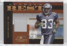 2008 Donruss Classics Sunday's Best Jerseys Prime 21/25 Deion Branch #SB-39 s7f