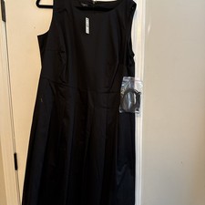 Talbots Women's Black Dress 14w