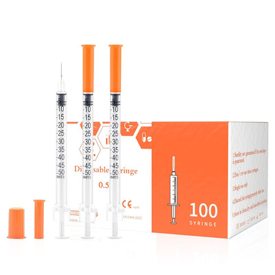 U-100 1/2ml 31ga 0.5cc 31G x 8 mm (5/16''), Lab Disposable Dispensing Supplies, 1