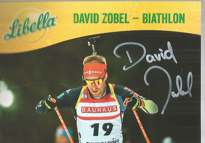 David Zobel  1   Biathlet   handsigniert