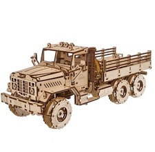 UGEARS Cargo Truck, 3D Puzzle, 5.9-inch Height