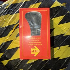 Old School MOMO Shift Knob, Black Leather, for Manual Vehicles Porsche