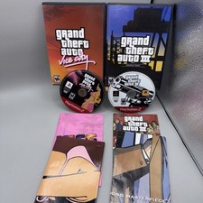 Grand Theft Auto Double Pack GTA III Vice City (PS2) Complete CIB w/ Maps