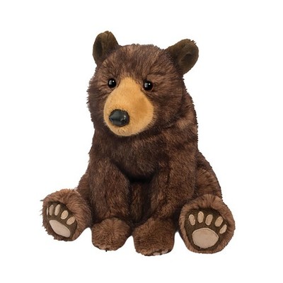 Douglas Abbott Grizzly Bear DLux Stuffed Animal Plush, 13''