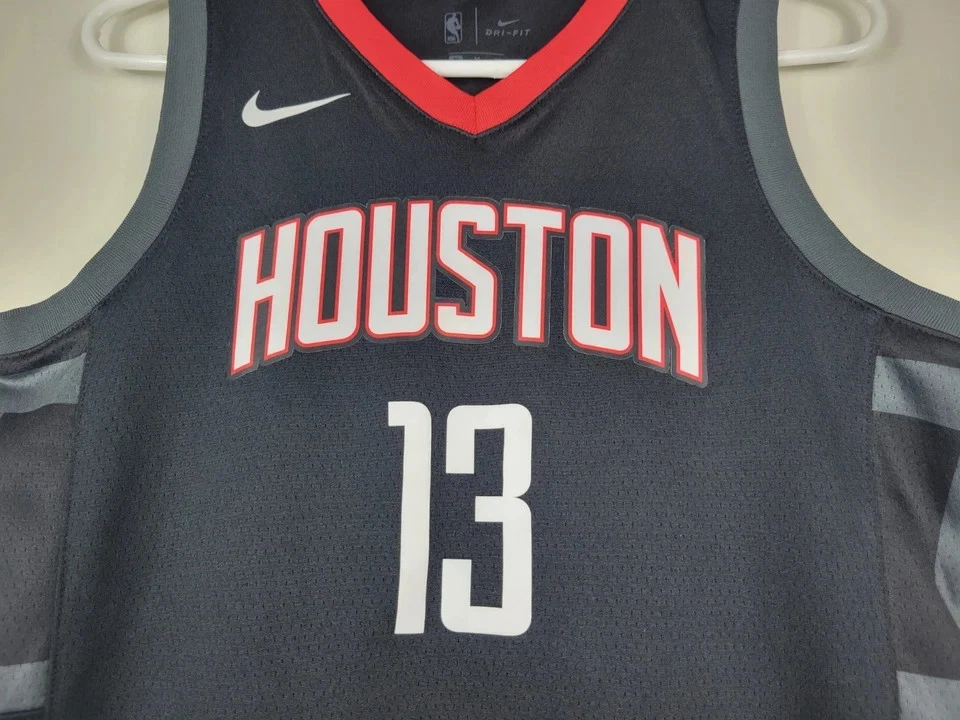 Футболка универсального игрока молодежная детская Nike Houston Rockets James Harden No13 черная M - Изображение 3 из 4