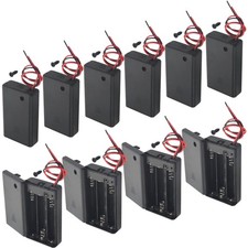 10 PCS 3 AAA 4.5V Battery Holder with Switch 3X 1.5V AAA Battery Holder with ...