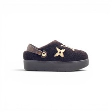 Louis Vuitton Aspen Platform Closed Mule Clogs Shearling 1AITGR EU 38 US 8 1710