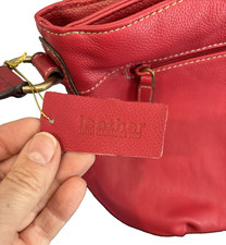 Croft & Barrow Red Soft Angel Hobo Shoulder B...