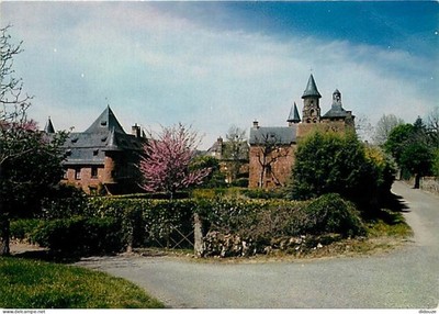Postcard - 19 - Collonges la Rouge - Castel de Vassinhac - Postcard Flame d