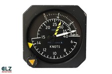 Smiths Aircraft Mach Airspeed Indicator Cockpit Gauge