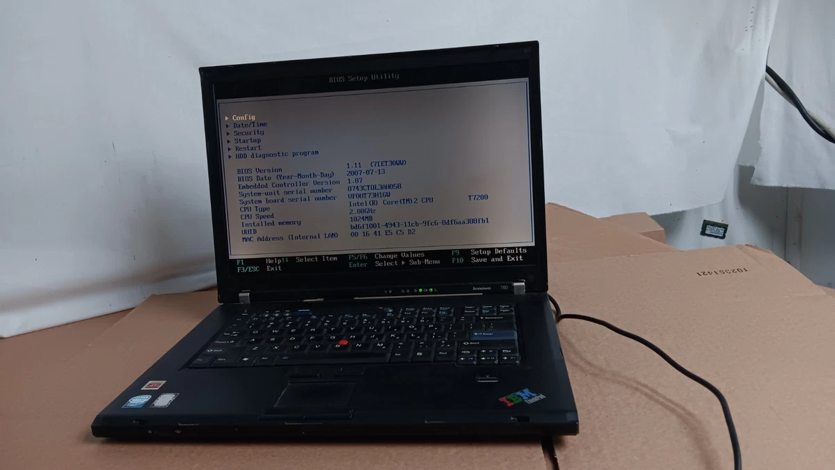 Lenovo ThinkPad T60p 2007-J2U ノートPC Lenovo ThinkPad T60p (2007) - full specs, details and review