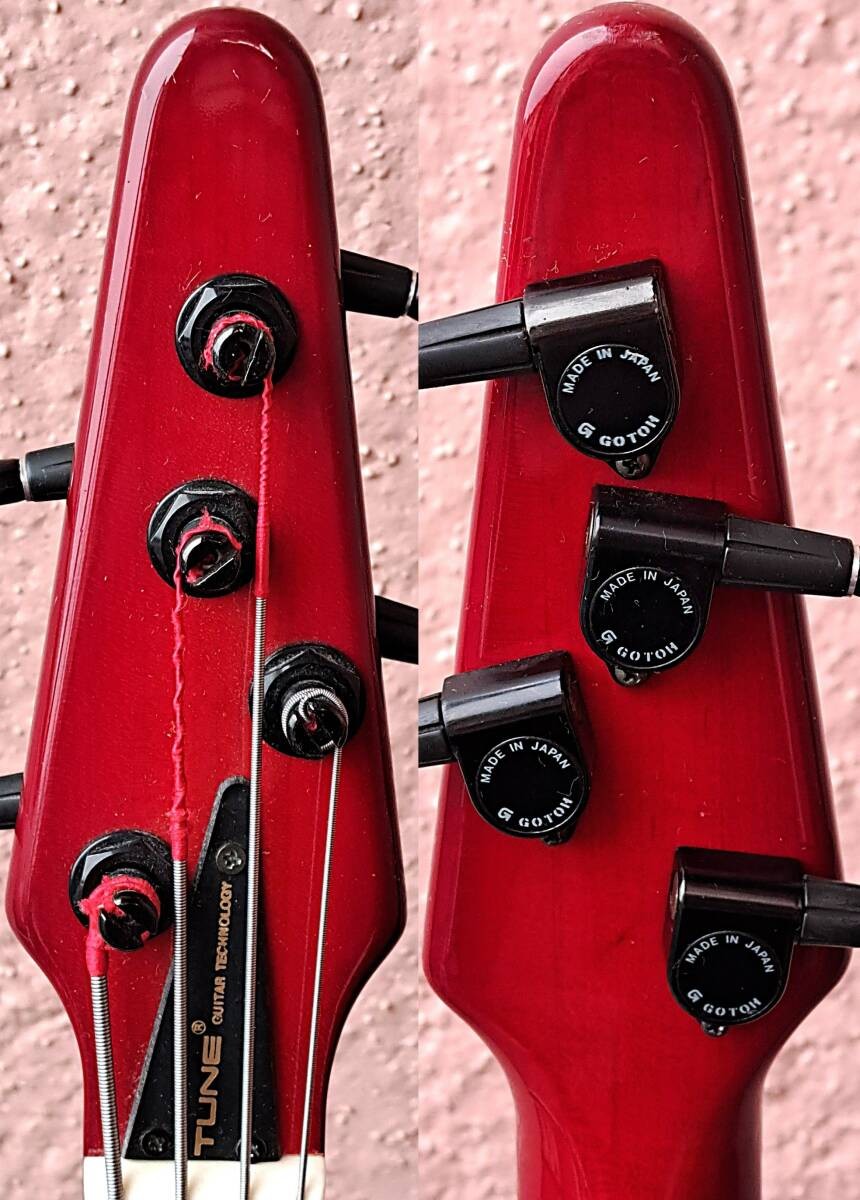 ■TUNE BASS MANIAC STANDARD STB-2 PJ チューン Electric Bass Guitar Tune STB-2 Maniac Standard PJ Red Made in