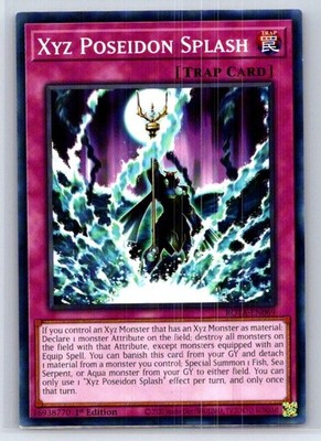 Xyz Poseidon Splash ROTA-EN069 Rage of the Abyss Yu-Gi-Oh LP