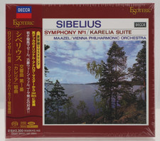 ESOTERIC SACD Sibelius Symphony 1 Karelia Lorin Maazel VPO ESSD-90020 Japan OBI