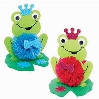 Pompom-Bastelset Frosch 3Er Pack Von Baker Ross, Basteln, Diy, Kinder