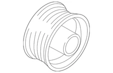 Genuine Mazda Alternator Pulley p30118w11