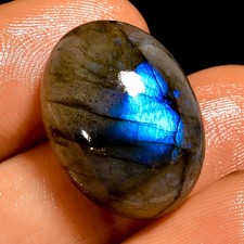 20.5 Ct AAA Natural Labradorite Oval Cabochon Loose Gemstone For Ring 20X14X8 mm