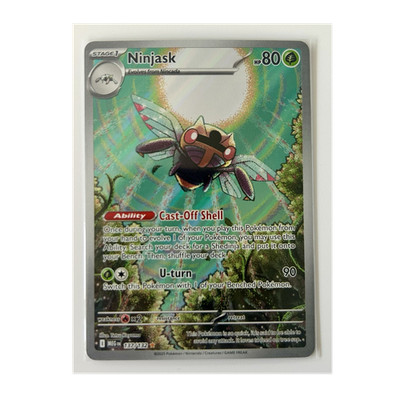 Pokémon Ninjask Me01: Mega Evolution Illustration Rare Holo 137/132 80 HP