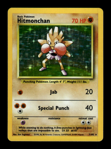 Hitmonchan — Base Set (Unlimited)