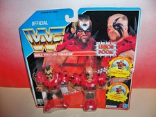 1991 Hasbro Legion of Doom Animal Hawk Set WWE WWF Wrestling 4" Spanish Card WOW