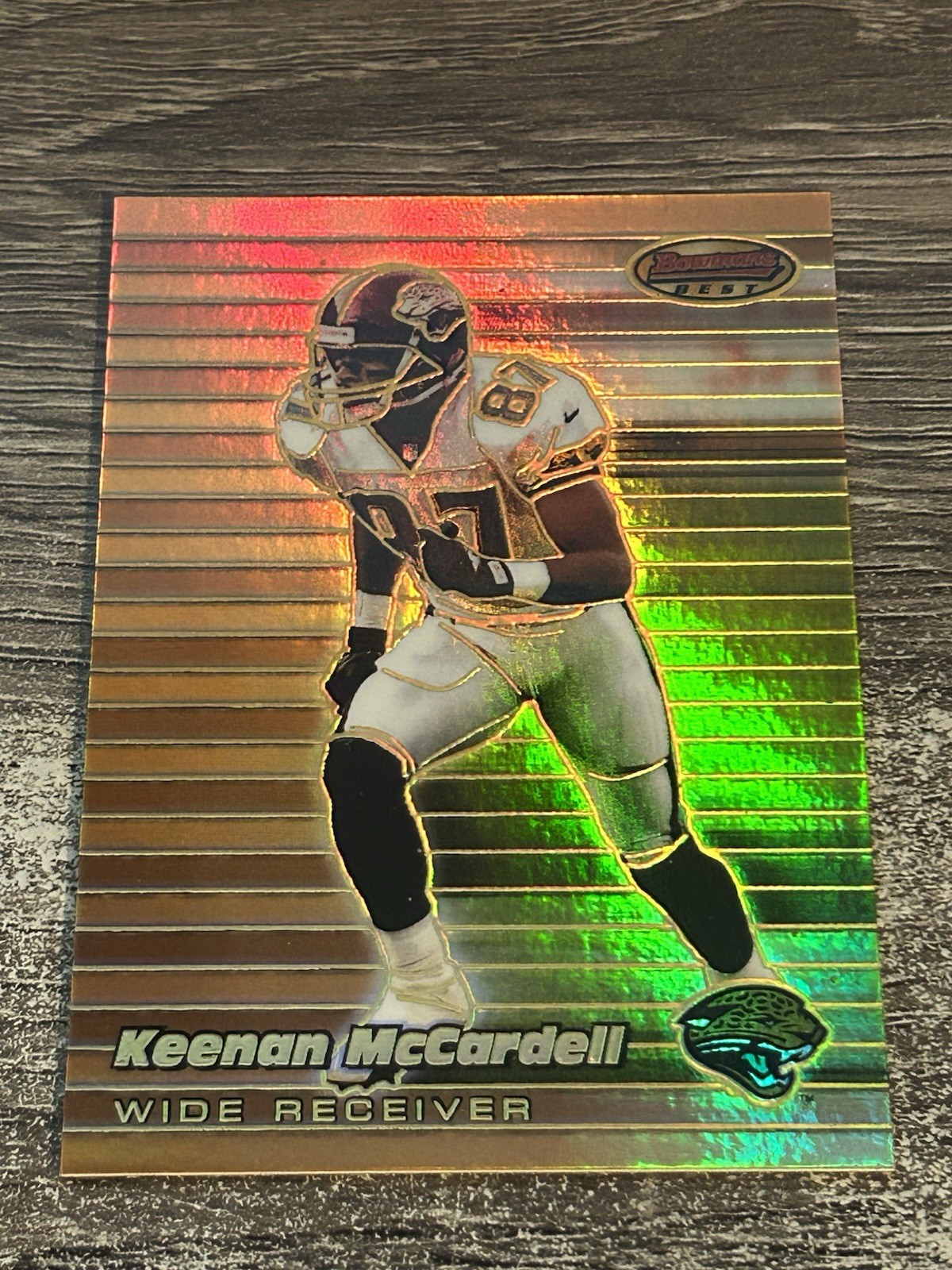 Keenan McCardell 1999 Bowmans Best REFRACTOR #48 (320/400) NM-MINT Jaguars SP