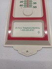 Vintage Plastic Advertising Thermometer FNB First National Bank — photo 5