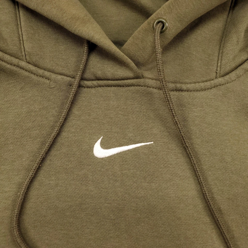 Sudadera con Capucha Nike para Mujer XL Verde Centro Swoosh Ropa Deportiva Phoenix Pullover De Gran Tamaño Foto 3 de 4