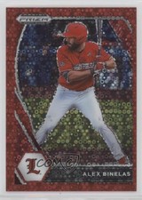 2021 Panini Prizm Draft Picks Red Donut Circle 42/99 Alex Binelas #PDP86 1eh5