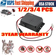 Under Hood Ultrasonic Rodent Repeller Car Rat Repellent Keep Animal Away US