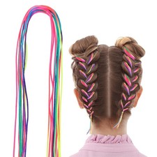 30 Pcs Hair Braids Colorful Hair Wrap String Assorted Gradient Color Hair Rop...