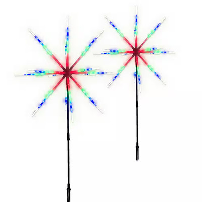 22 In. Sparkler LED Multi-Color Garden Light with Hanging Hooks plus Ground Stak