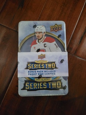 2025-26 Upper Deck Hockey Series 2 Collectors Tin Rare New Factory Sealed NHL  