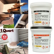 Moldable Epoxy Putty for Furniture Window Door Fix Siding Rotten Wood Repair New