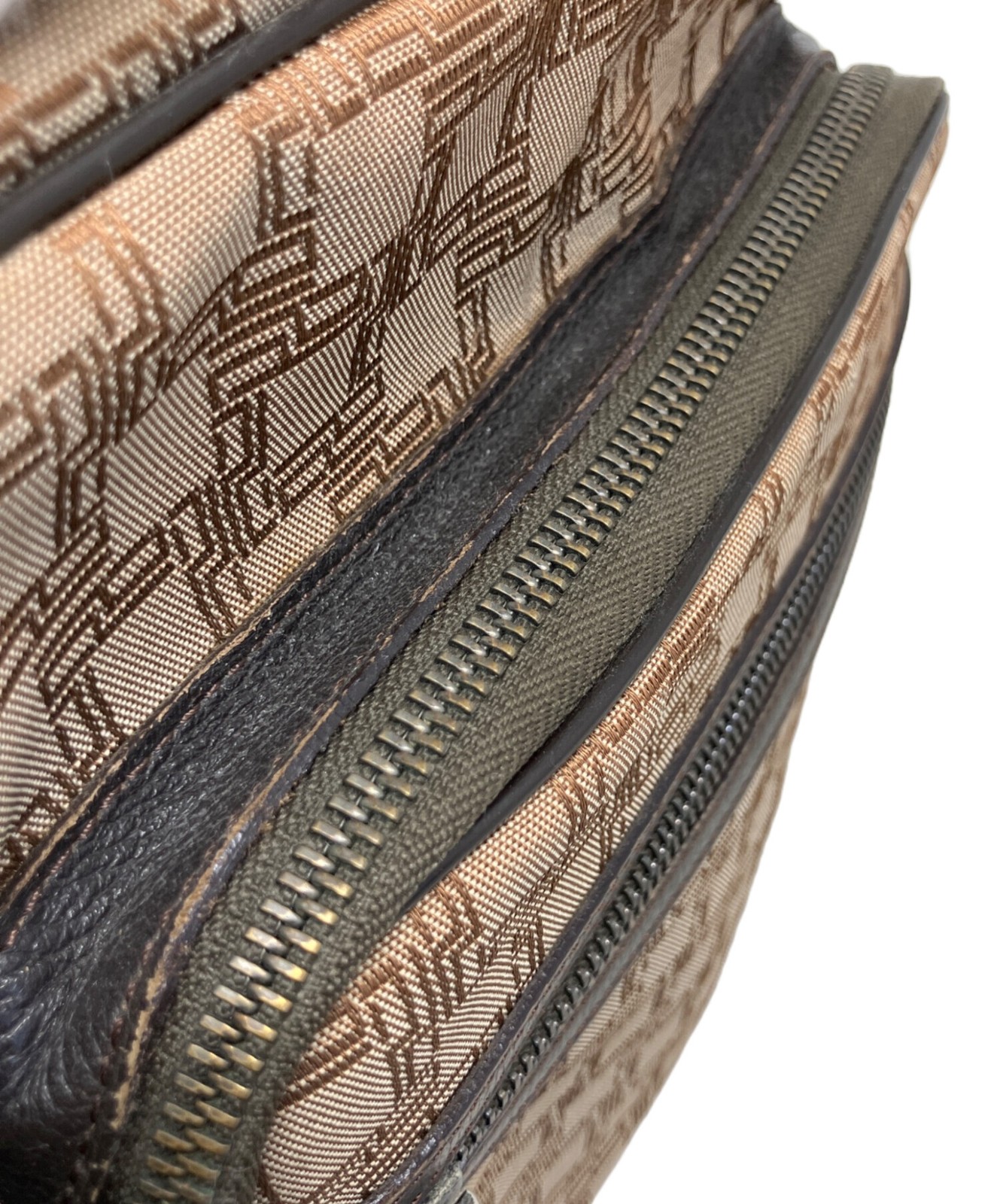 dunhill Shoulder Bag D8 Canvas Burberry Trench Coat Brown Used  thumbnail 11