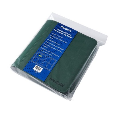 ProSafe Premium Top Loader Card Binder 4 pockets zippered 128 Cards New Green