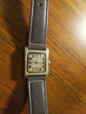 1926 Bulova Senator Wristwatch Original Complete  NewKreisler Leather Band 14...