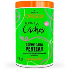 Crema peinadora tratamiento rizados para rizos cabello Origem Cachos Cacheados 1 kg - Nazca