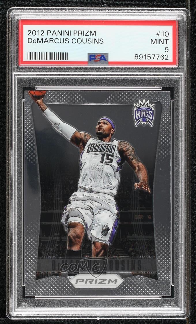 2012-13 Panini Prizm DeMarcus Cousins #10 PSA 9 MINT g0h