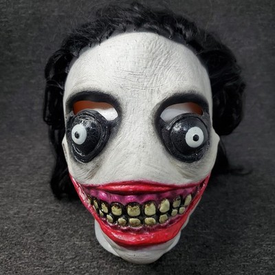 Jeff The Killer Mask Adult Halloween Creepypasta Latex Ghoulish Productions