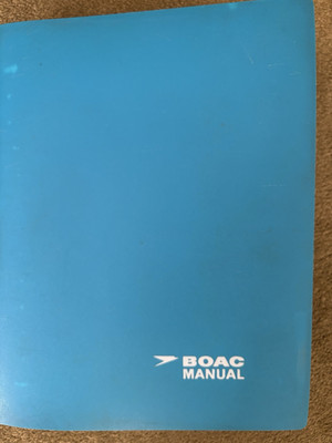 BOAC B707-336 Simulator Training Manual For Engineer Officer Instructors 1972