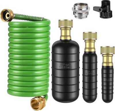3 Pcs Drain Bladder Kit, Drain Cleaning Bladder Fits 1'' to 6'' Pipes, with 10 ft