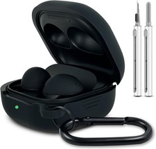 Silicone Case for Samsung Galaxy Buds FE, 2 Pro, 2, Pro, Live with Cleaner Kit