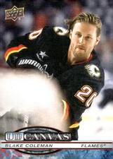 BLAKE COLEMAN 2025-26 Upper Deck UD Canvas #C-78 NHL Flames  ID:149218