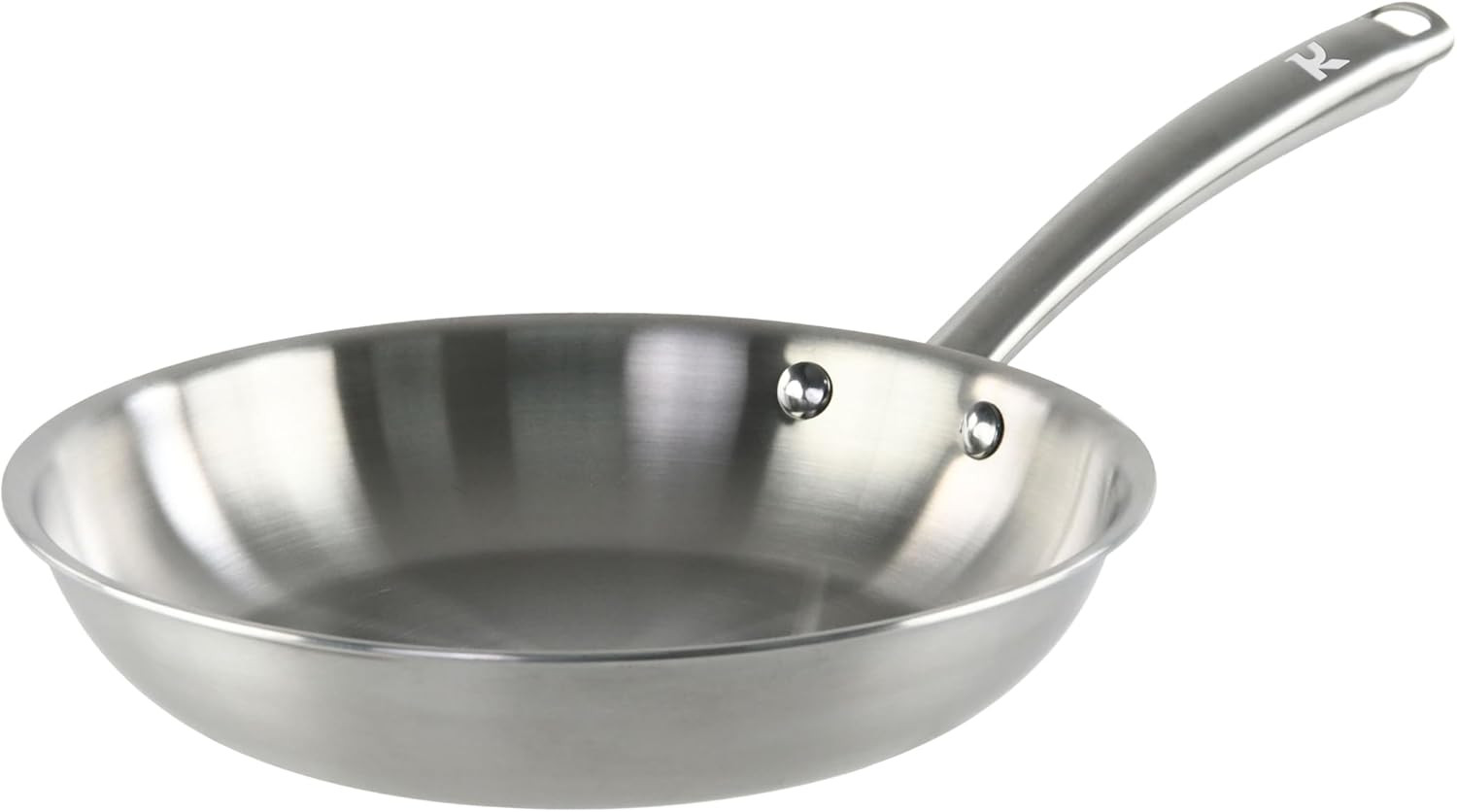 Kamberg Ø20cm Padella in Acciaio Inox Triply Senza PFAS Induzione